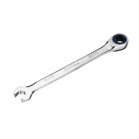 CAPRI TOOLS 100-Tooth 8 mm Ratcheting Combination Wrench CP11508